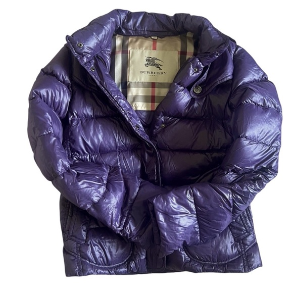 Burberry Down Coat Burberry Puffer Womens Check Puffer Jacket